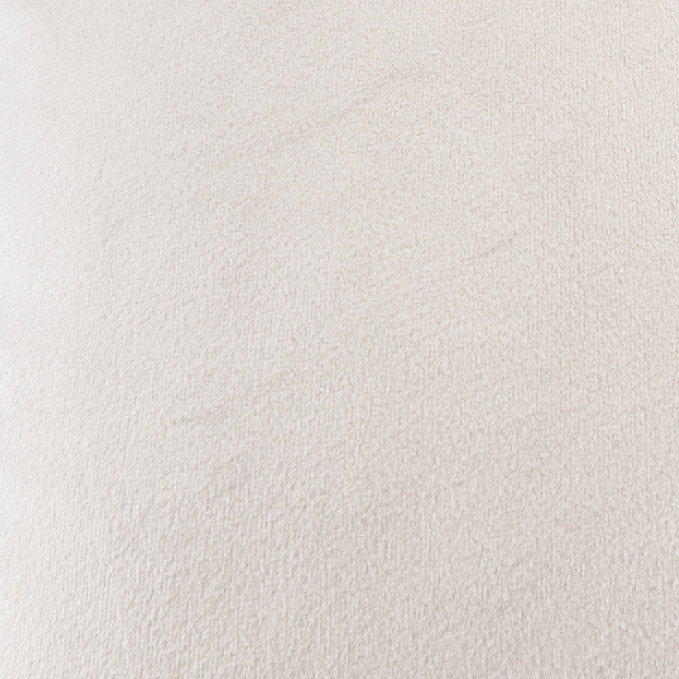 Conner 20" Velvet Throw Pillow, Set of 2, Cloud