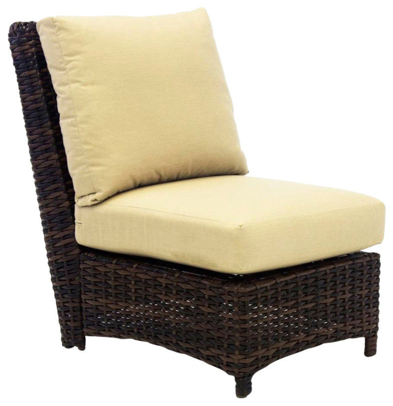 St. Tropez Armless Piece, Cornsilk