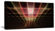 Pink on Black Laser Protective Grids, Abstract Canvas Art Print, 32x16