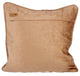 Beige Decorative Pillow Covers 14"x14" Velvet, Knotty Pearl Beige