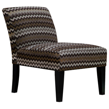 Avington Armless Slipper Chair by Grafton Home, Reaction Chocolate Brown
