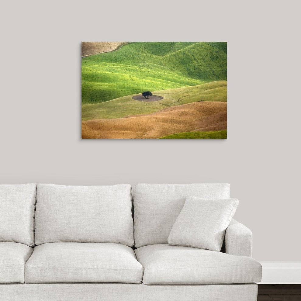 "Pienza Tuscany" Wrapped Canvas Art Print, 36"x24"x1.5"