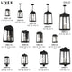 Livex Lighting Black 1-Light Outdoor Pendant Lantern