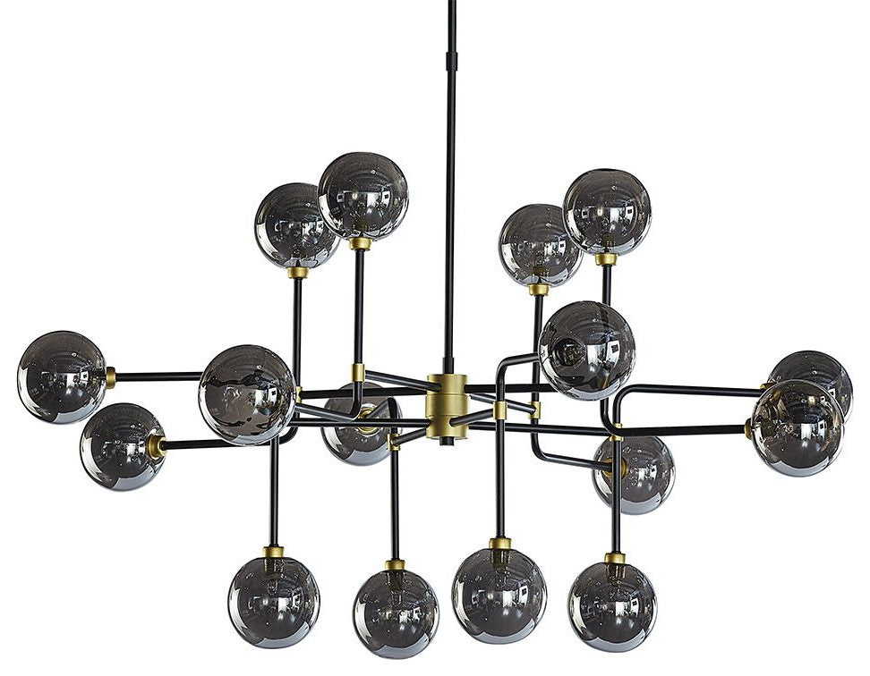 Deimos Ceiling Light, Large, Smoke Gray