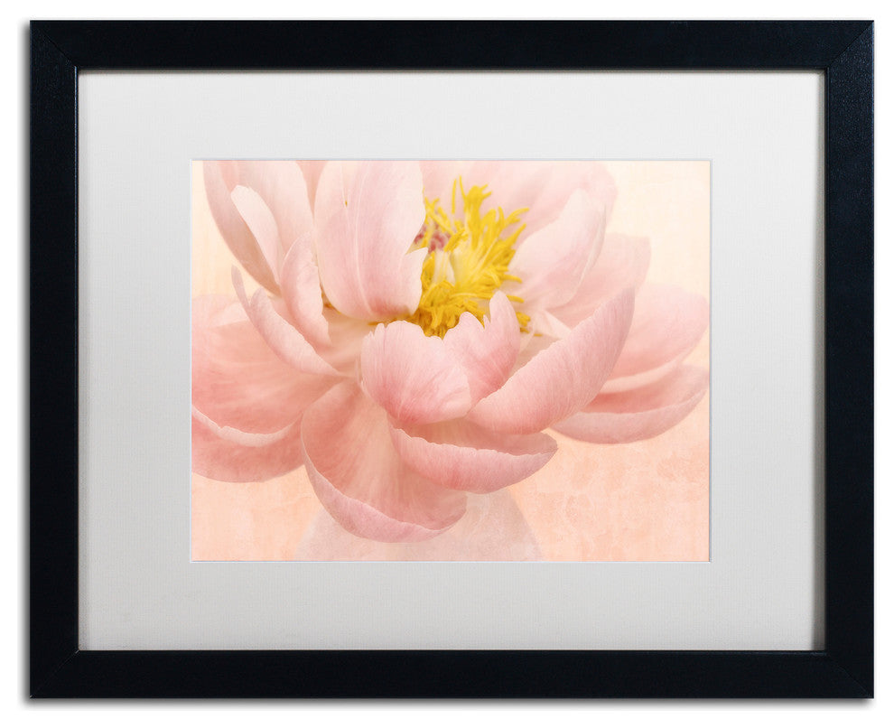 Cora Niele ''Pink Peony'' Matted Framed Art