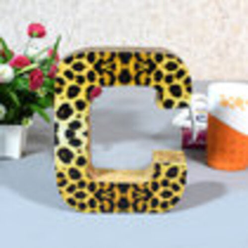 Handmade Eco-Friendly Wall Decor Alphabet Letter Block, 1.3x7.8x6.5