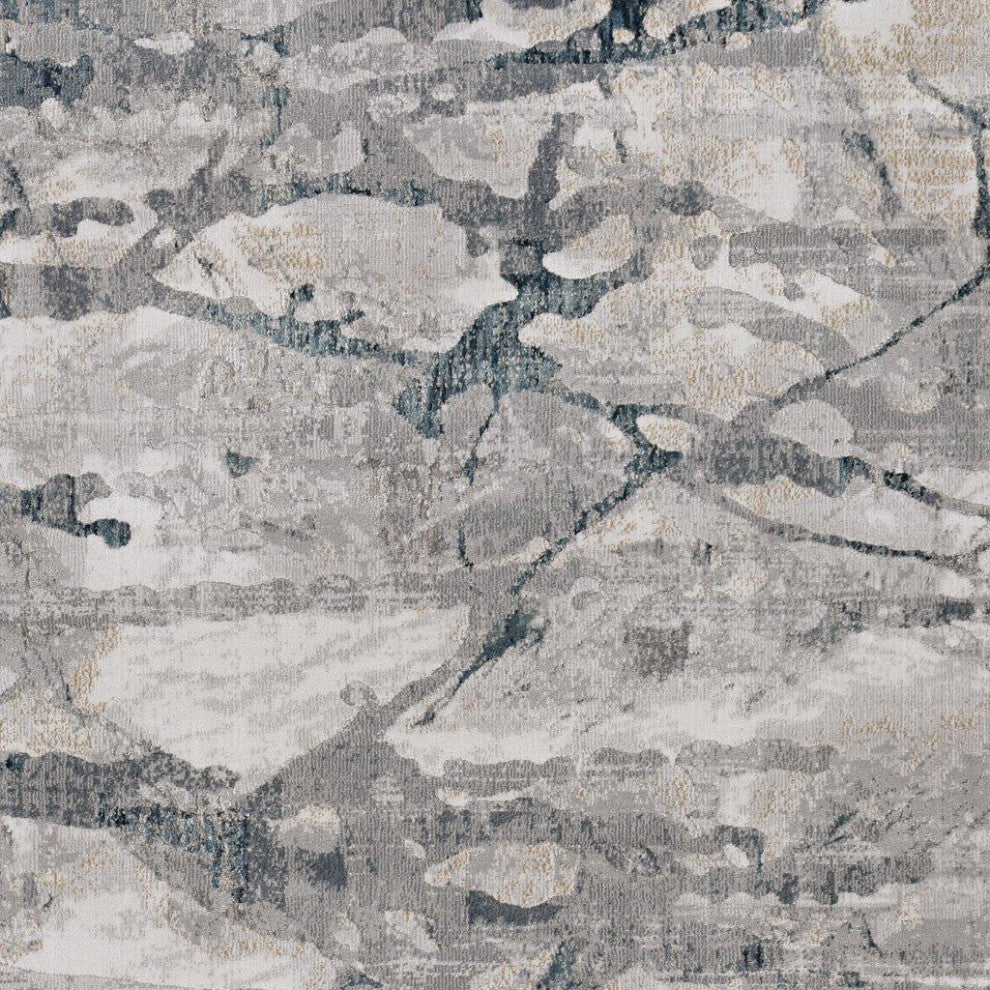 Lara Grey/Teal Whisper 5'3" x 7'7" Rug
