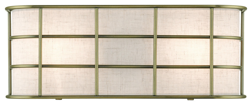 Blanchard 2-Light Antique Brass ADA Sconce