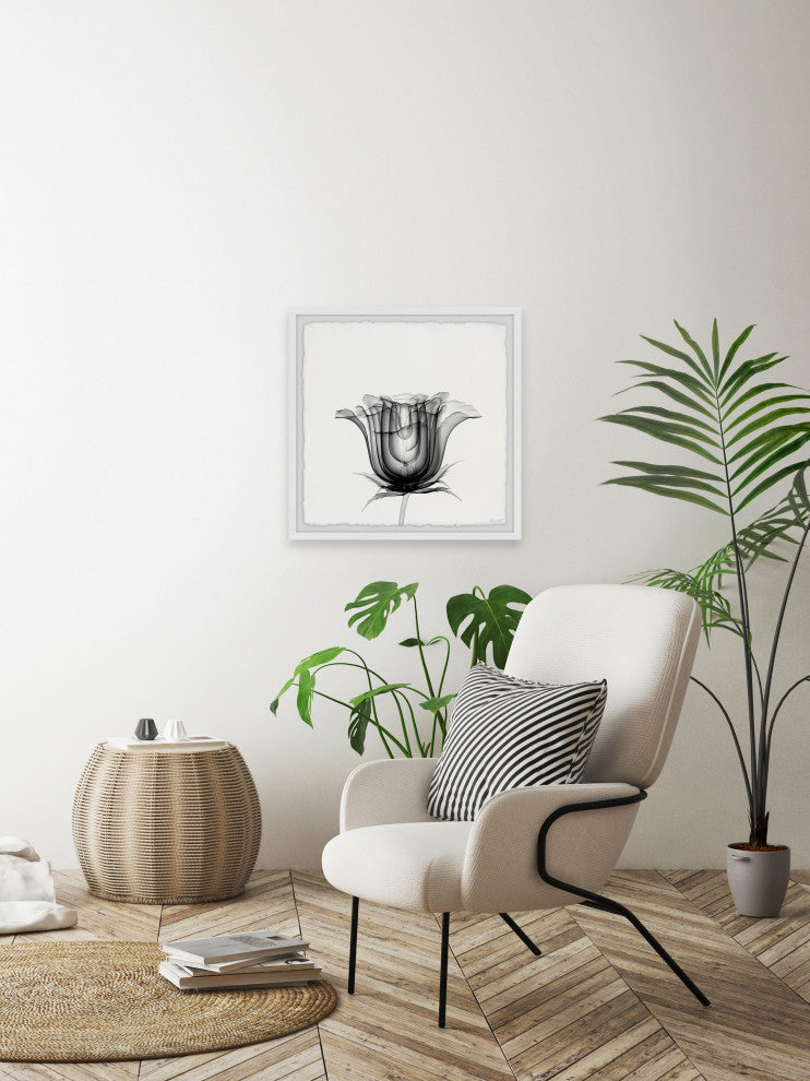 "Exquisite Tulip" Framed Painting Print, 32x32