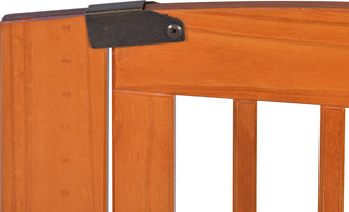 Ruffluv 3 Panel Expansion Pet Gate with Door, Medium 24", Gray