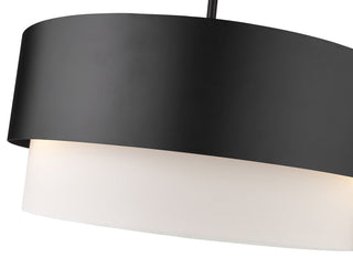 Z-LITE 3-Light Pendant, Matte Black