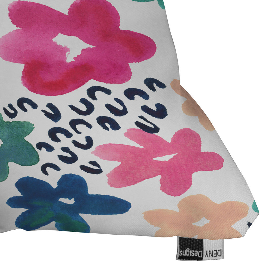 Deny Designs Kerri Satava Flower Pop Outdoor Throw Pillow