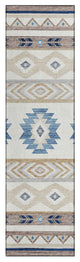 Indoor/Outdoor Phoenix PH3 Ivory Machine Washable 2'3" x 7'6" Runner Rug