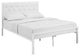 White White Mia Full Vinyl Bed
