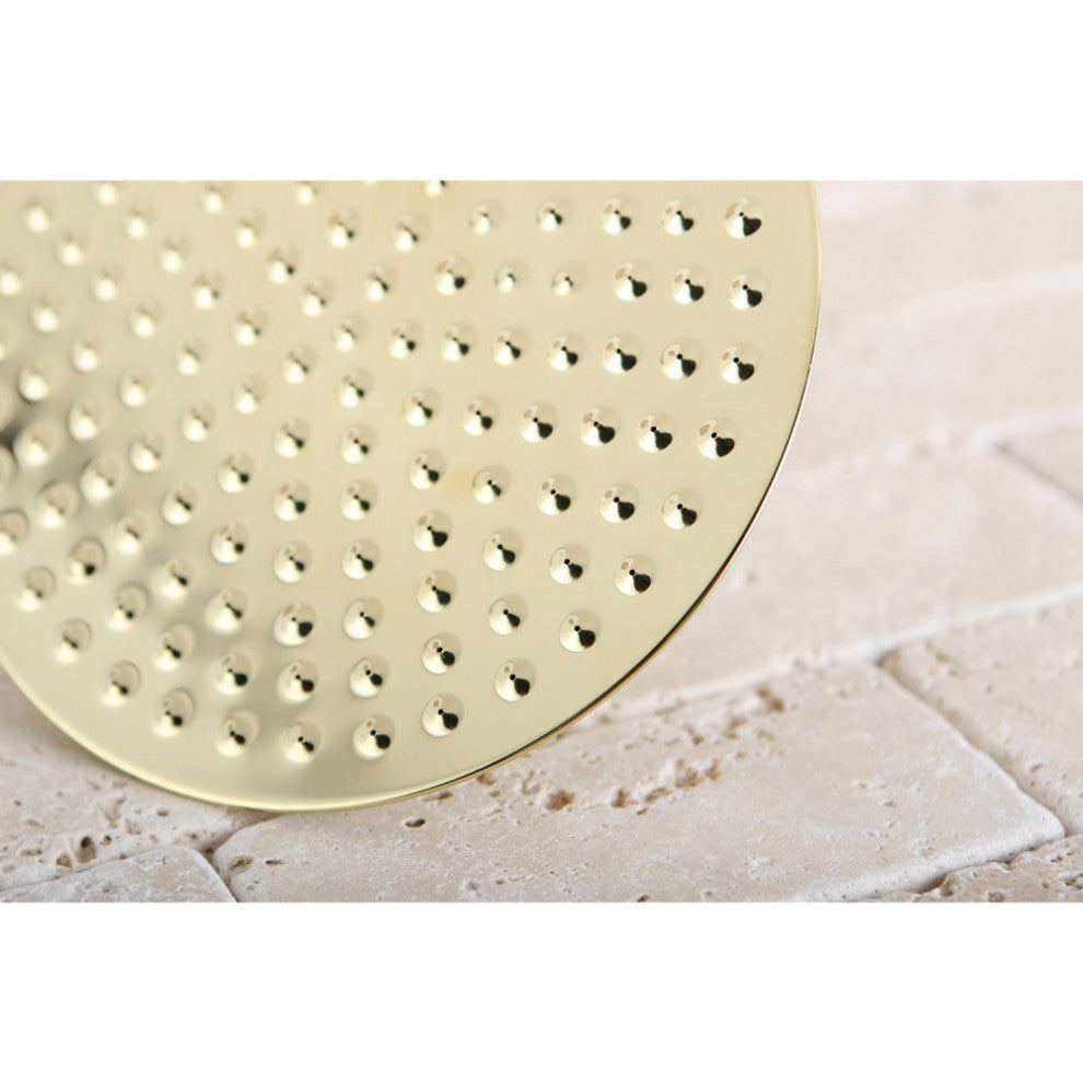Showerscape 7-3/4" Showerhead, Polished Brass