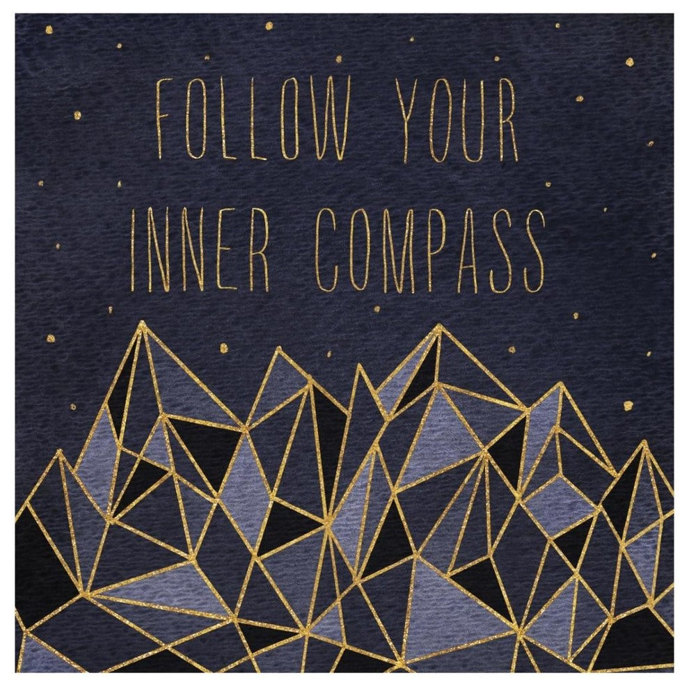 "Written in the Stars III" Digital Paper Print by Laura Marshall, 32"x32"