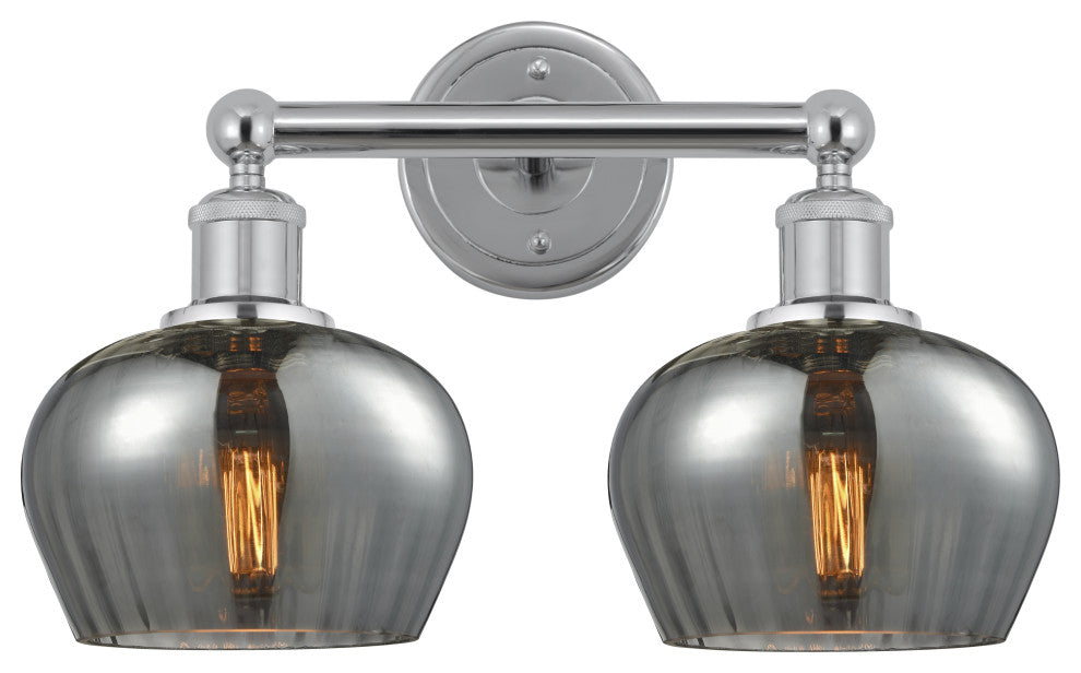 Innovations 616-2W-PC-G93 Fenton 2 Light 15.5" Bath Vanity Light Polished Chrome