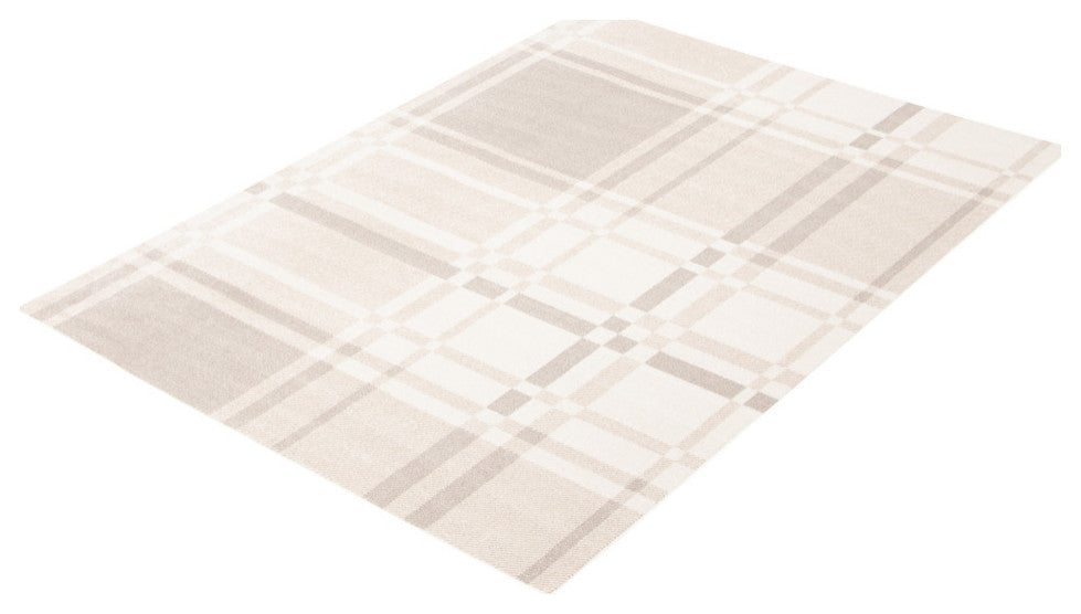Aqua Roma Area Rug, Ivory, 5'x7'