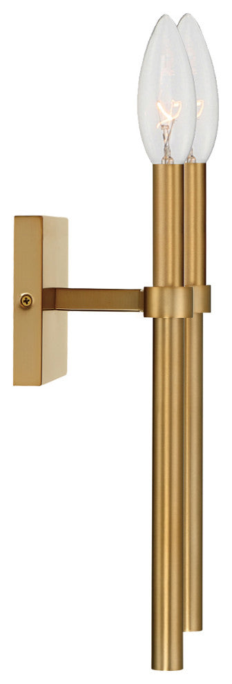 Elight 2 Light  Gold Wall Mount
