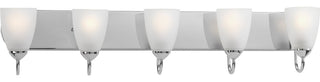 Progress Lighting 5-100W Medium Bath Bracket, Polished Chrome