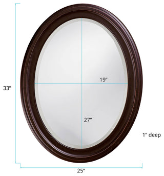 Howard Elliott George Mirror, Oil Rubbed Bronze