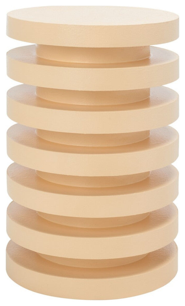 Safavieh Kaysar Accent Table, Creme