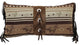 Mustang Concho Pillow, Brown