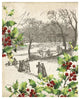 "Vintage Holiday I" Digital Paper Print by Katie Pertiet, 18"x22"