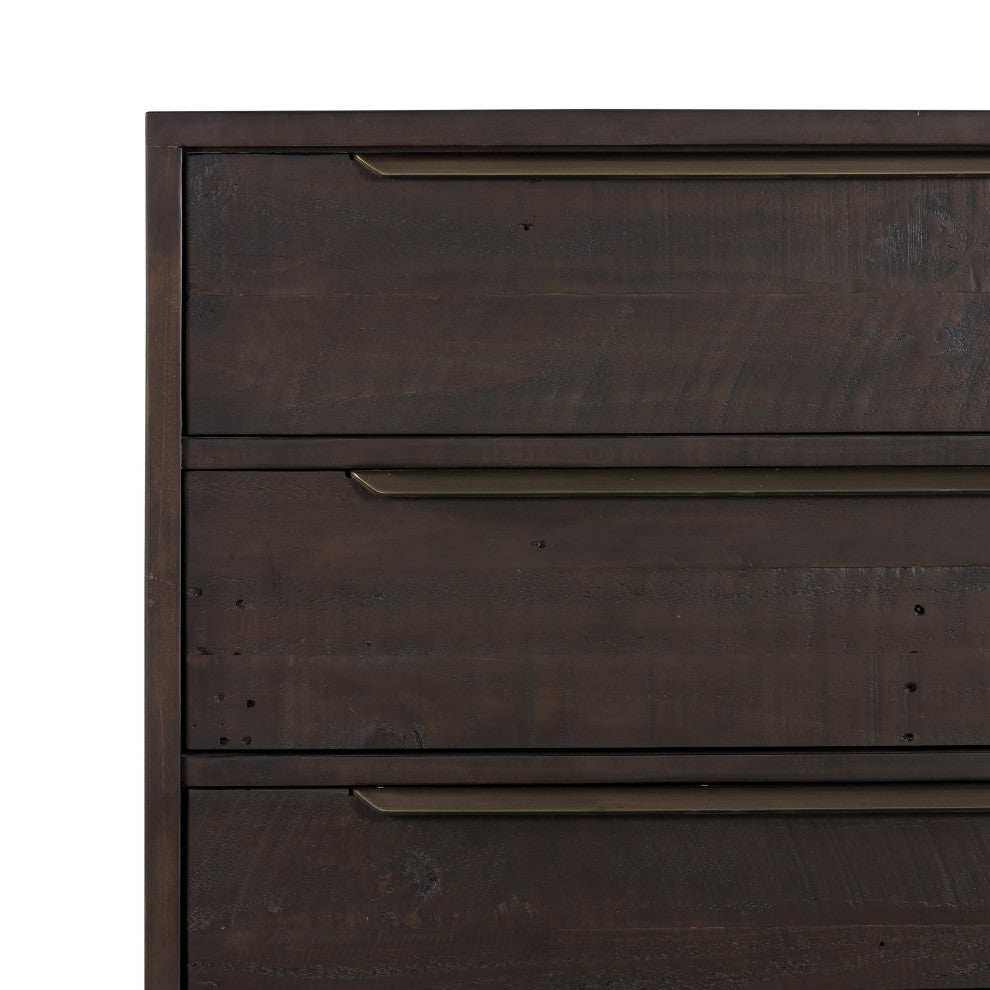 Wyeth 5 Drawer Dresser, Dark Carbon