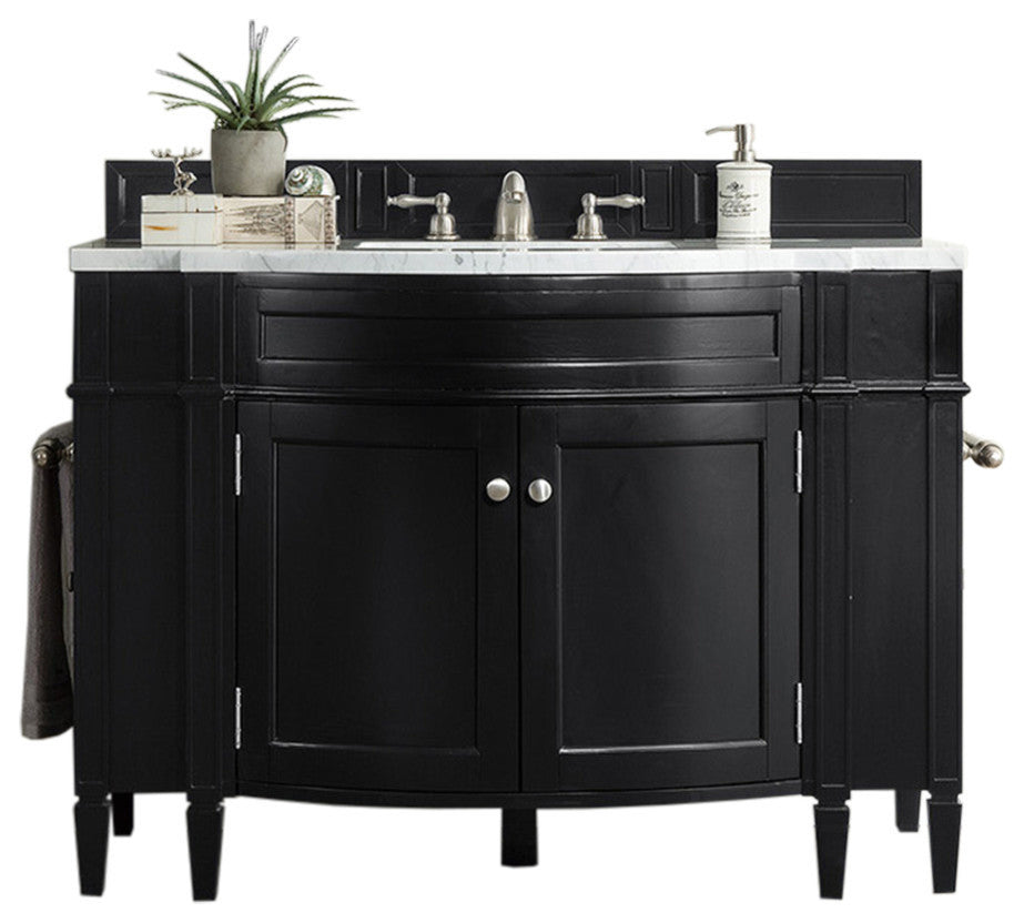 Brittany 46" Vanity, Black Onyx