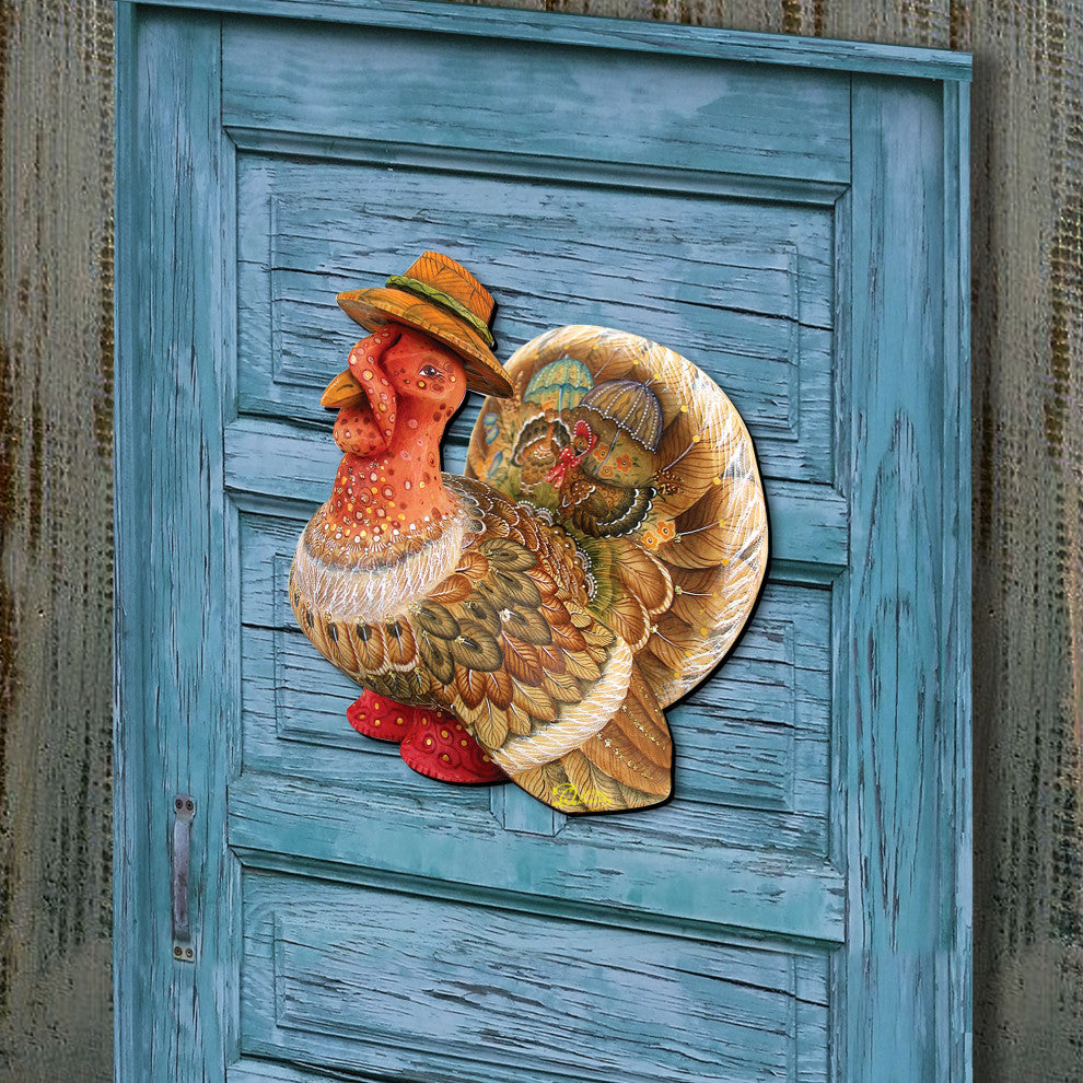 Thanksgiving Tom The Turkey Door Hanger