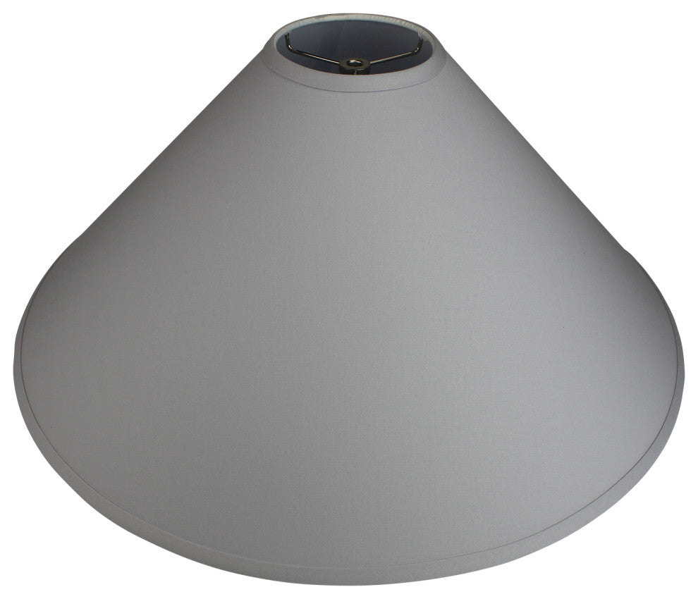 Fenchel Shades 5"x24"x14" Empire Lamp Shade, Linen Shadow