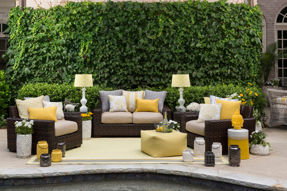 Avery Decorative Accent, Mustard, 6.25"x6.5"