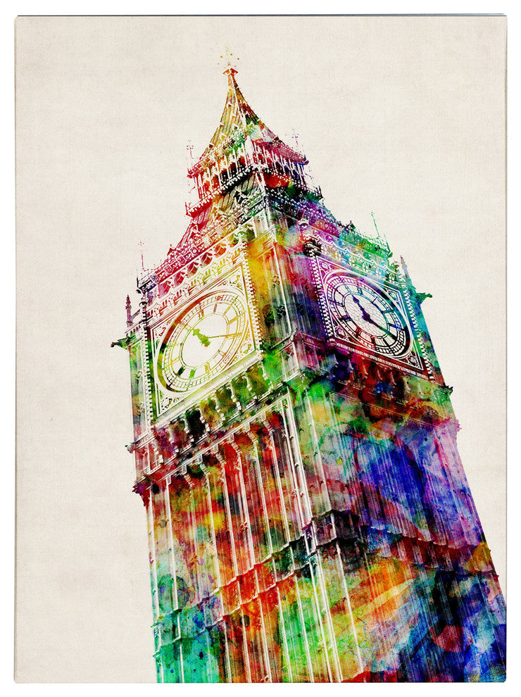 'Big Ben' Canvas Art by Michael Tompsett
