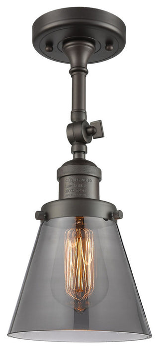 Innovations Lighting 201F-Ob-G63-Led 1 Light Dimmable Led Semi-Flush Mount