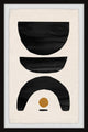 "Lonely Dot" Framed Painting Print, 30x45