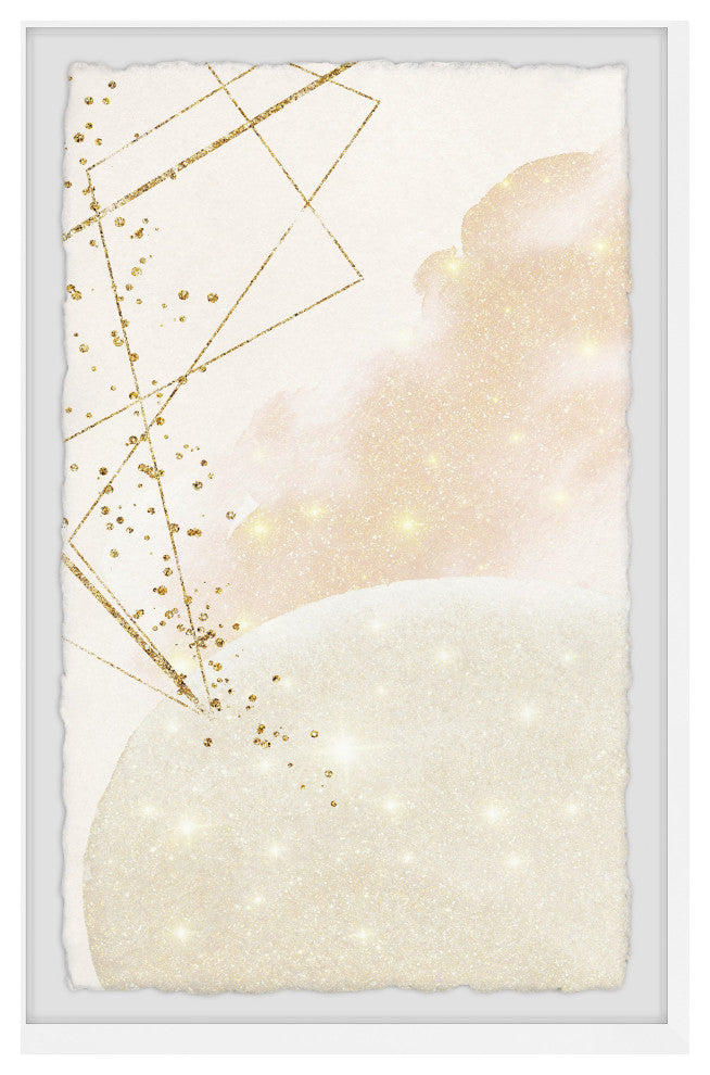 "Crystal Flakes" Framed Painting Print, 16x24