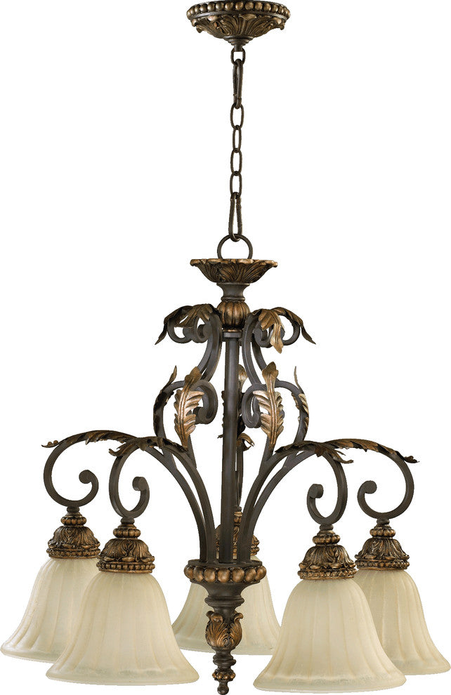 Rio Salado 5 -Light Nook, Toasted Sienna With Mystic Silver