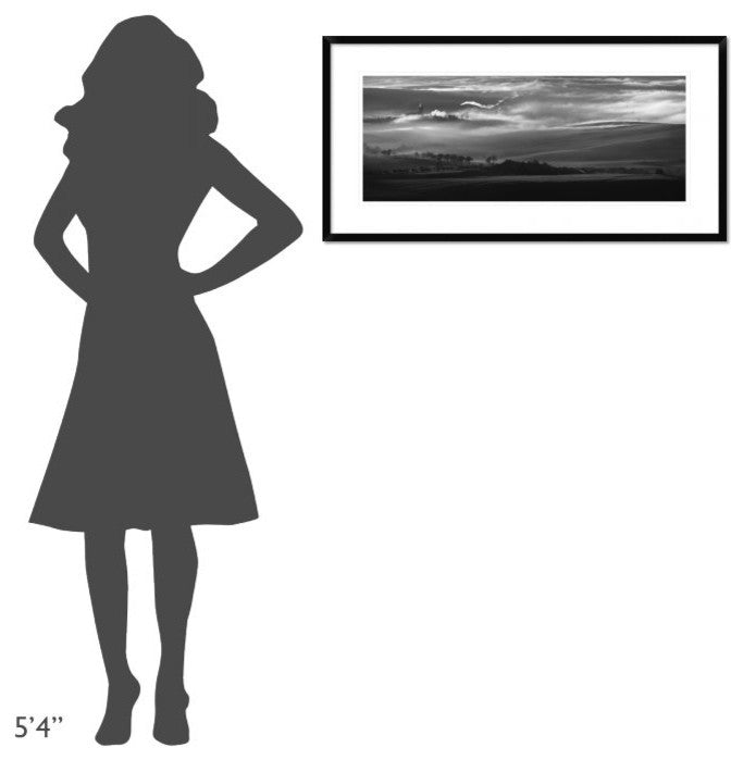 "How The Mists Arise" Framed Digital Print by Peter Svoboda, 38"x20"