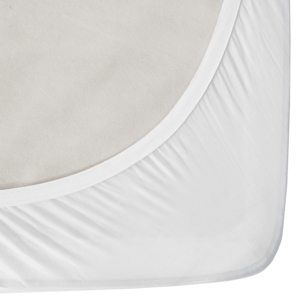Beautyrest Cool Touch Double Knit Heated Mattress Pad Soft Flexible Wires, White