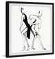 "Striking a Pose" Framed Painting Print, 24"x24"