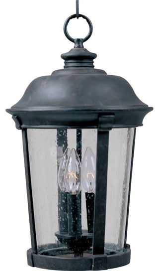 Maxim 3028 Dover 17" Tall 3 Light Outdoor Pendant - Bronze