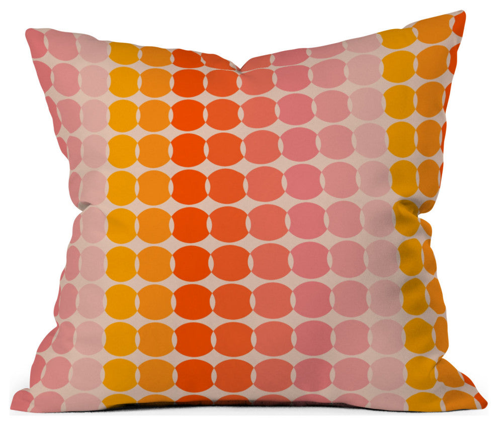Circa 78 Designs Strawberry Dots Outdoor Throw Pillow