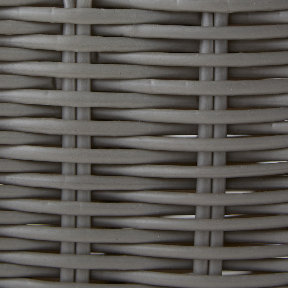 Gray Bone Shape Toy Basket Small 17.5x11x7.5