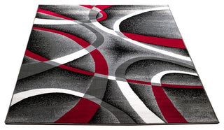 Luxe Weavers Abstract Modern Area Rug, Gray, 7'6"x10'6"