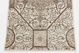 Unique Loom Cream Hamilton Rushmore 2' 0 x 3' 0 Area Rug