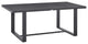 Argiope Outdoor Patio 7-Piece Dining Table Set, Aluminum With Gray Cushions