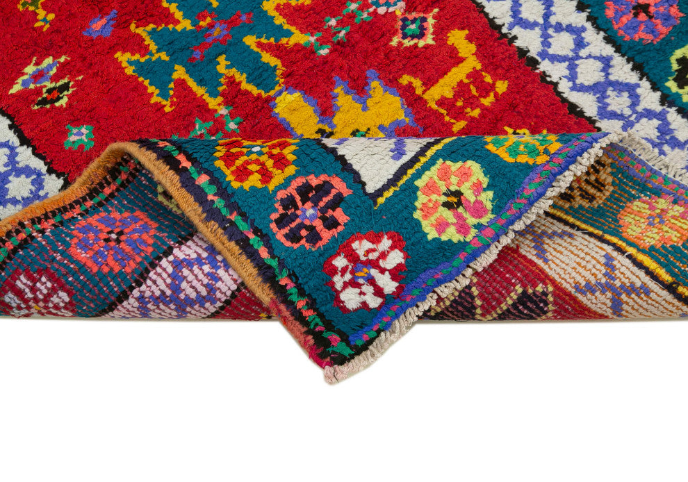 Rug N Carpet - Handmade Oriental 2' 11" x 12' 2" Tribal Runner Rug