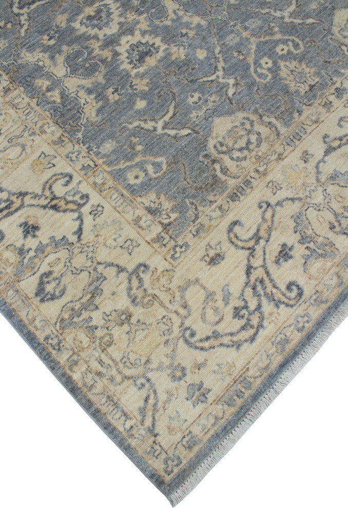 Yousafi Fine Chobi Ediz Gray Rug, 8'1x9'3