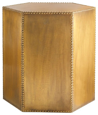Korio Accent Table, Brass